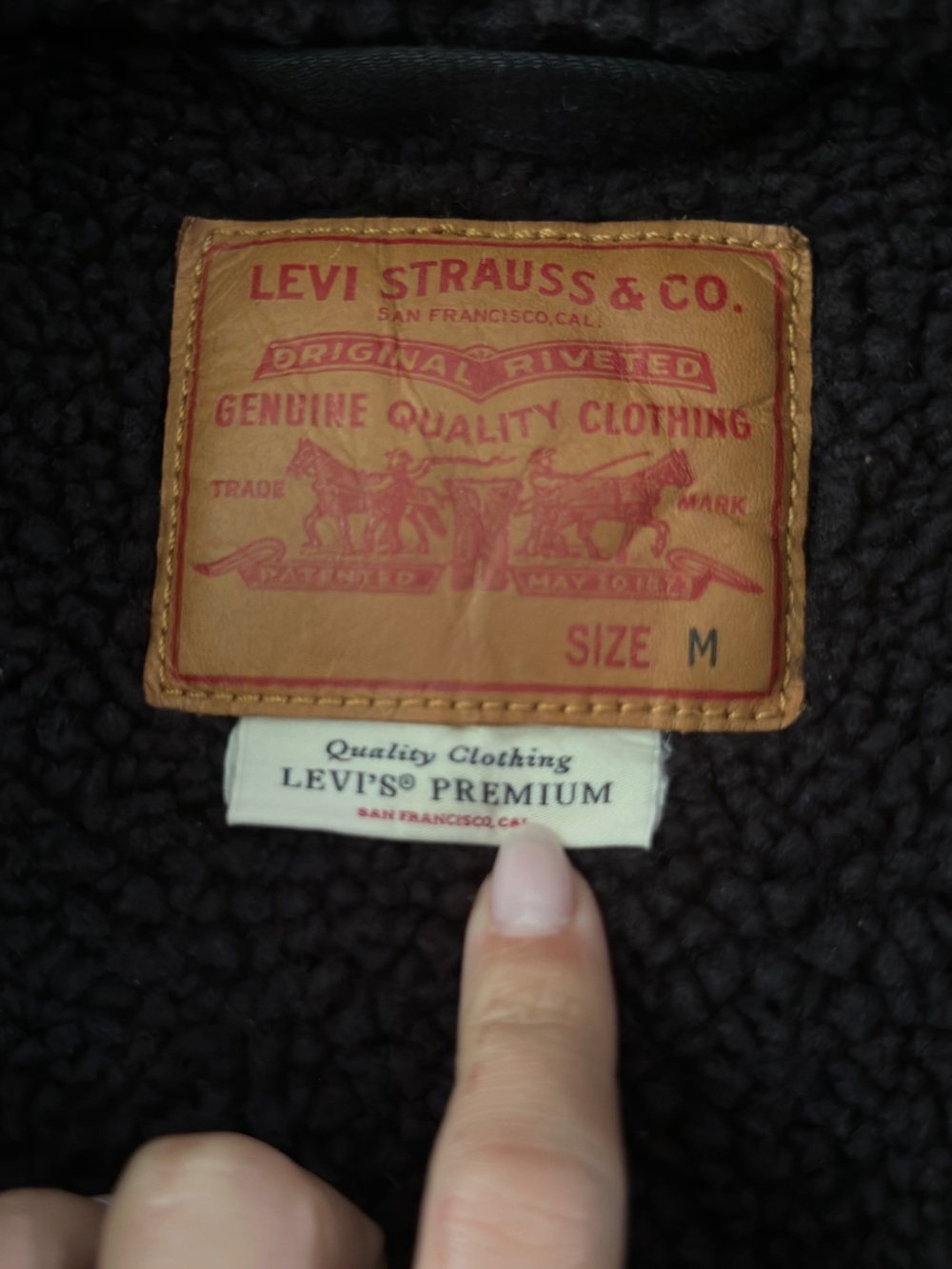 Levi's Black Denim Kids Jacket with Mickey Mouse Back Graphic - Picture 4 of 6